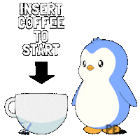 Tired Good Morning Sticker by Pudgy Penguins