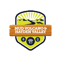 Mud Volcano Sticker by Yellowstone Explorer