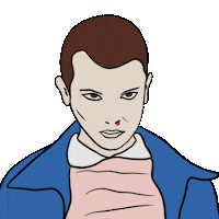Stranger Things Super Powers Sticker by Morning Moon