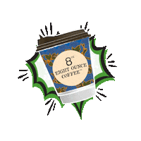 Takeaway Coffeelovers Sticker by EightOunceCoffeeCo