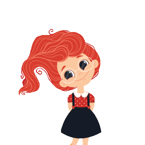 Long Hair Red Head Sticker by Vishav Arora for iOS & Android | GIPHY