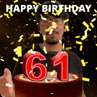 Happy 61 GIF