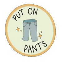 Quarantine Pants Sticker