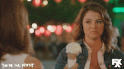 ice cream burn GIF by You're The Worst 