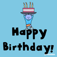 Happy Birthday GIF by Kudaberi