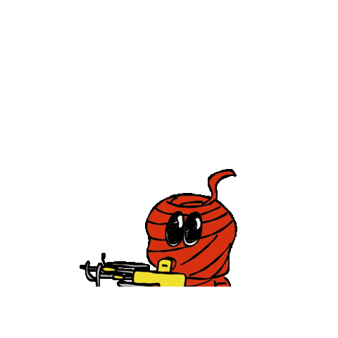 Yarn Tuft Sticker by CHEBLO