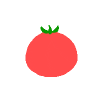 ball tomato Sticker