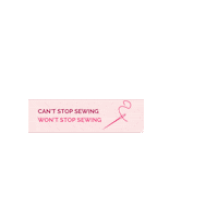Diy Sewing Sticker by BAGS & PIECES
