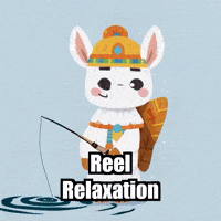 Fishing Lake GIF by Llamaozi