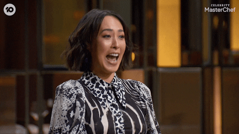 Happy Celebrity Masterchef GIF by MasterChefAU