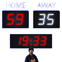 35 Away Sticker