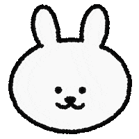dada__factory smile rabbit 토끼 다다공장 Sticker