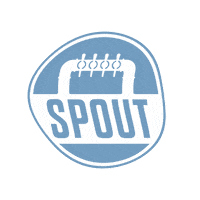 Spout Sticker by The HUB