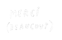 Merci Beaucoup Thank You Sticker