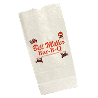 Paper Bag Sticker by Bill Miller Bar-B-Q