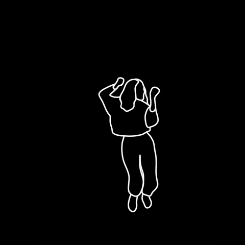 Black And White Dancing GIF by littlekingdoms