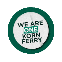 KornFerry korn ferry be more than one korn ferry Sticker