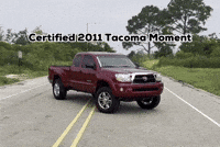 TheRedTaco truck taco tacoma red truck GIF