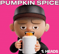 Pumpkin Spice Halloween GIF by OneFootball Heads