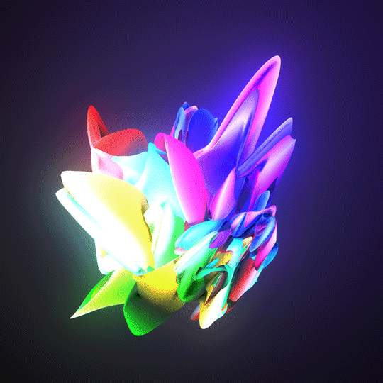 Rainbow Glow GIF by xponentialdesign