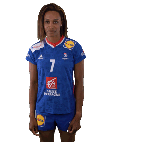 Allison Pineau Ffhandball Sticker by Fédération Française de Handball