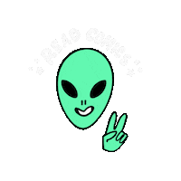 thecollectorclub cat alien book reading Sticker