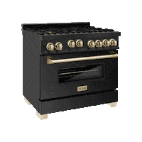 Kitchly autograph collection black with brushed gold Sticker