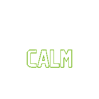 Relaxed Skin Care Sticker by Calm Elements Skincare