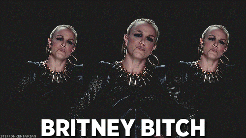 britney spears scream shout GIF