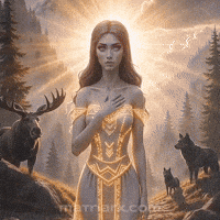 Wolf Pack Nature Connection GIF by The Galactic Matriarx