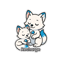 Recharge Naptime Sticker