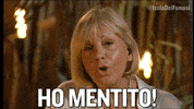catherine spaak GIF by Isola dei Famosi