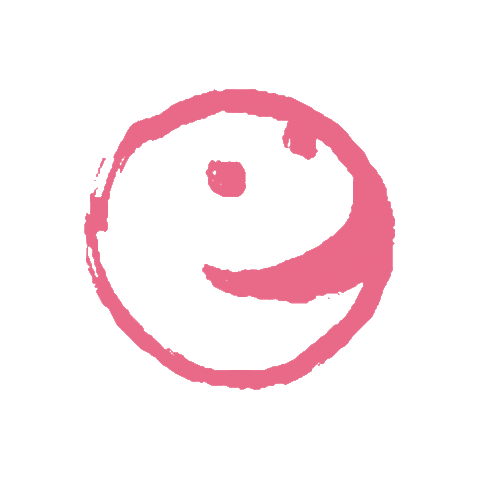 Happy Pink Sticker by boozebud