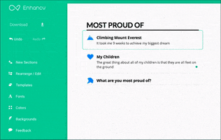 Proud Accomplishments GIF by Enhancv