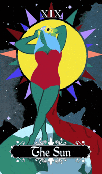 RipeAvocadoWitch confidence su witchcraft tarot cards GIF