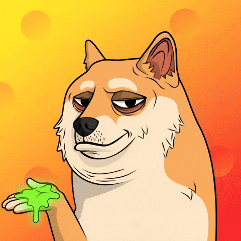 Glowing Shiba Inu GIF by Doge Pound