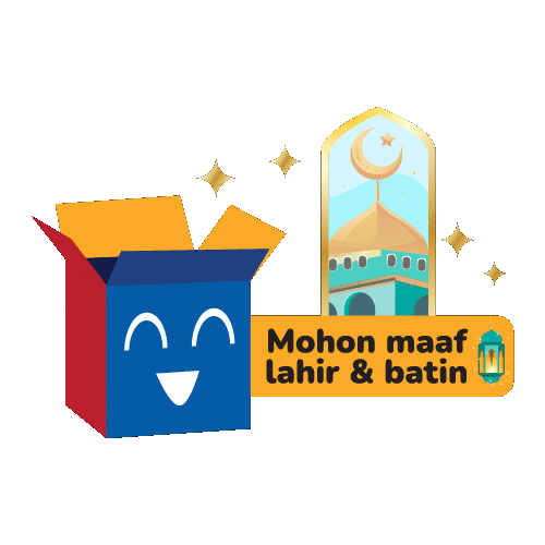 Sorry Eid Sticker by DatascripMall.ID