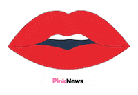 Make Up Kiss Sticker by PinkNews