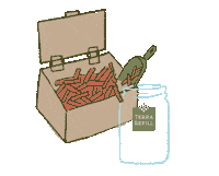 Terrarefill Sticker by Terra Refill | A Granel y Zero Waste