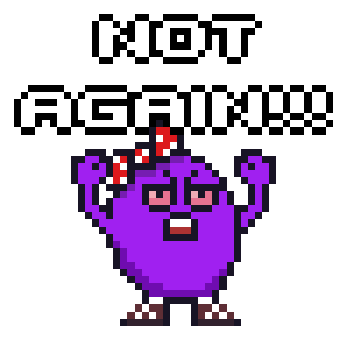Angry Pixel Art Sticker by Potatozzz by 9GAG