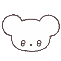 Bear くま Sticker