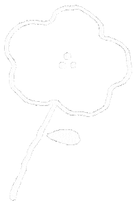 Flower 花 Sticker by akaKUMA
