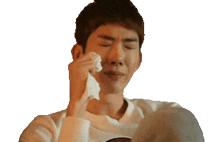 Sad Cry Sticker