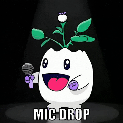 On Stage Mic Drop GIF by Magic Eden
