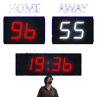 55 Away Sticker