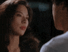 Movie gif. Actress Francoise Yip in Rumble in the Bronx tells costar Jackie Chan "You're right."