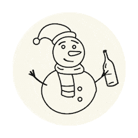 Christmas Beer Sticker by zurliesl