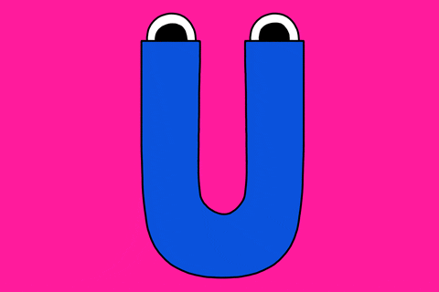 Alphabet Letter U GIF