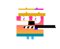 Cat Lagging Sticker