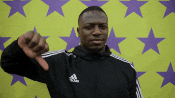 Chicago Bears Thumbs Down GIF by Nickelodeon at Super Bowl